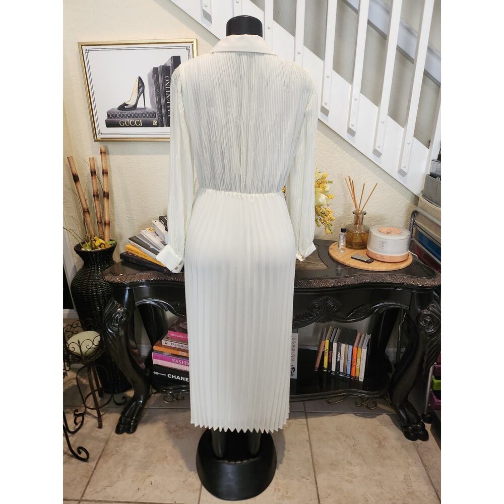 Zara Maxi pleated dress size L - Picture 4 of 4